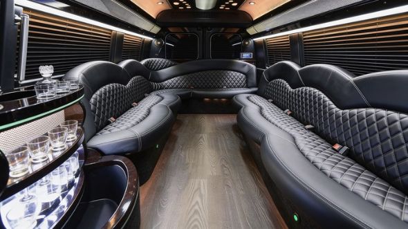 sprinter limousine inside chattanooga
